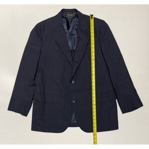 Brooks Brothers Makers Blazer Men's 43R Dark Navy Blue Made In‎ USA Wool
